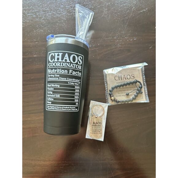 Chaos Coordinator Mug, Bracelet & Keychain NEW Teacher Gift - Picture 1 of 5